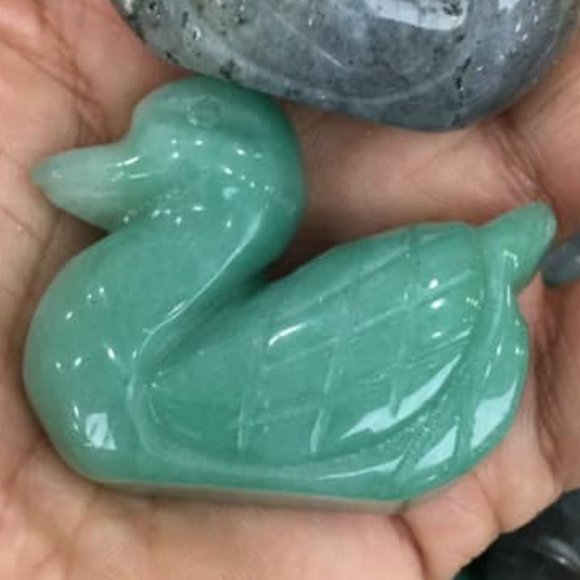 Other - 2.5 Green Aventurine Duck